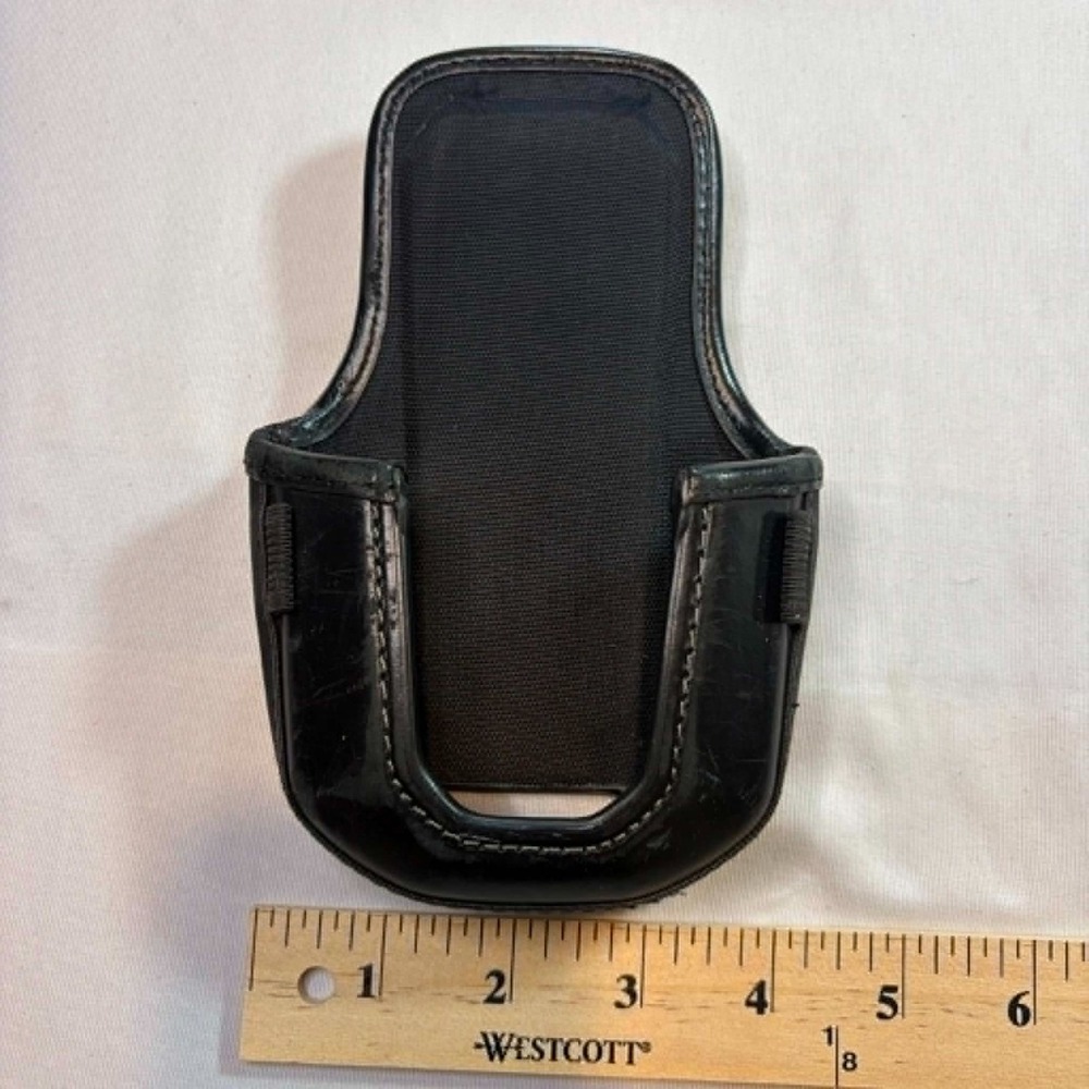 Premium Leather Scanner Holster Belt Clip Pouch For Zebra TC51 TC52 TC56 TC57